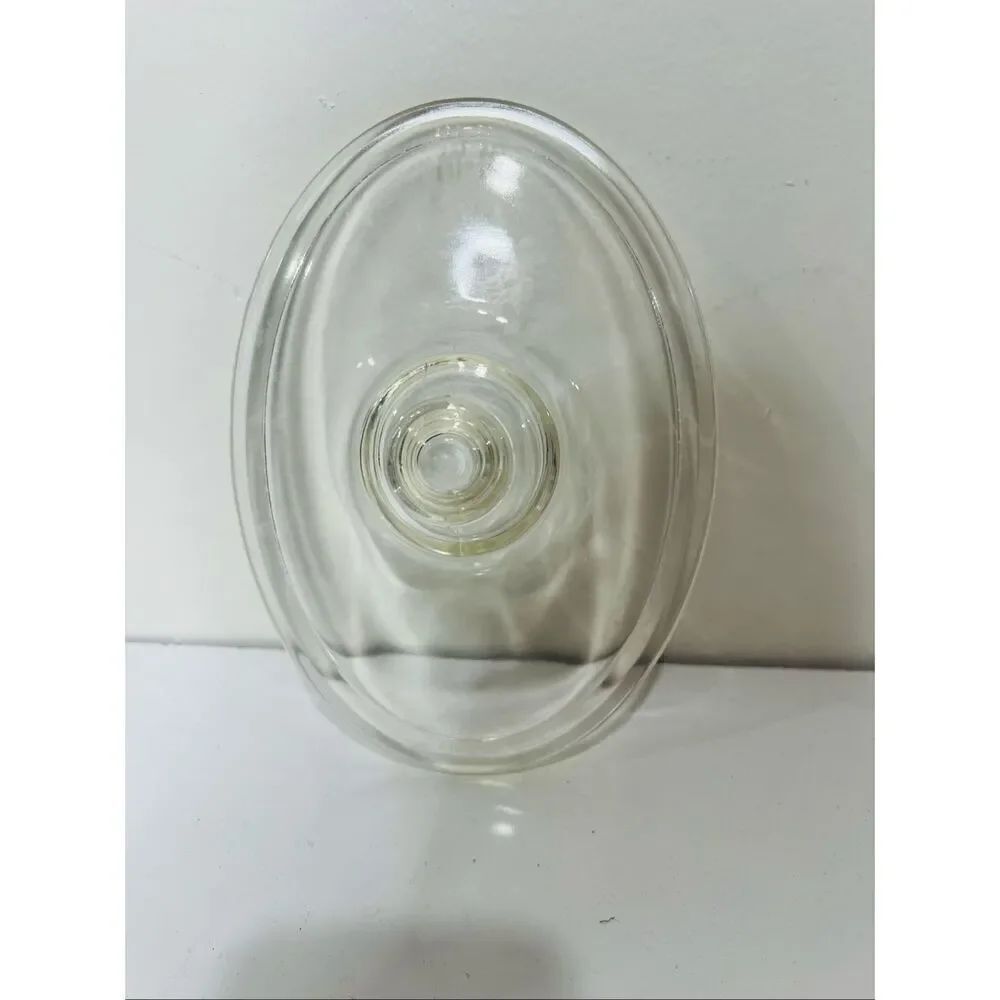 Pyrex Oval 193-197 clear glass "victor" lid rare vintage